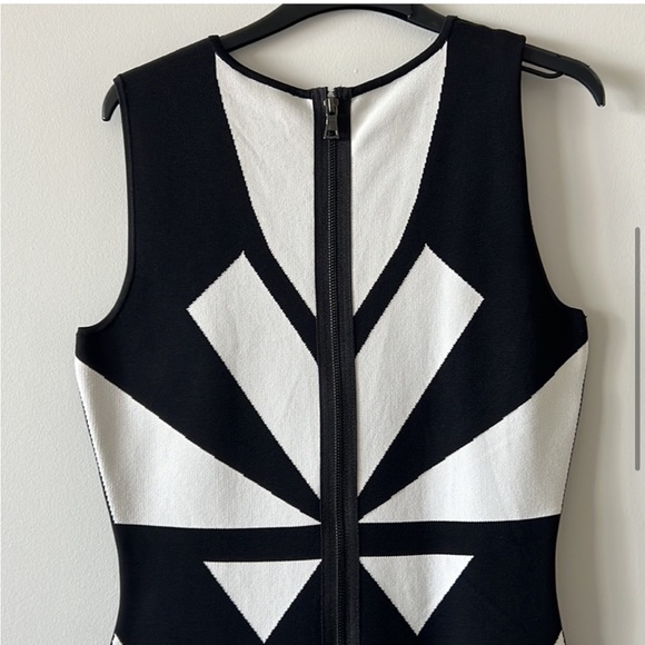 BCBG Black & White Dress - Picture 4 of 6